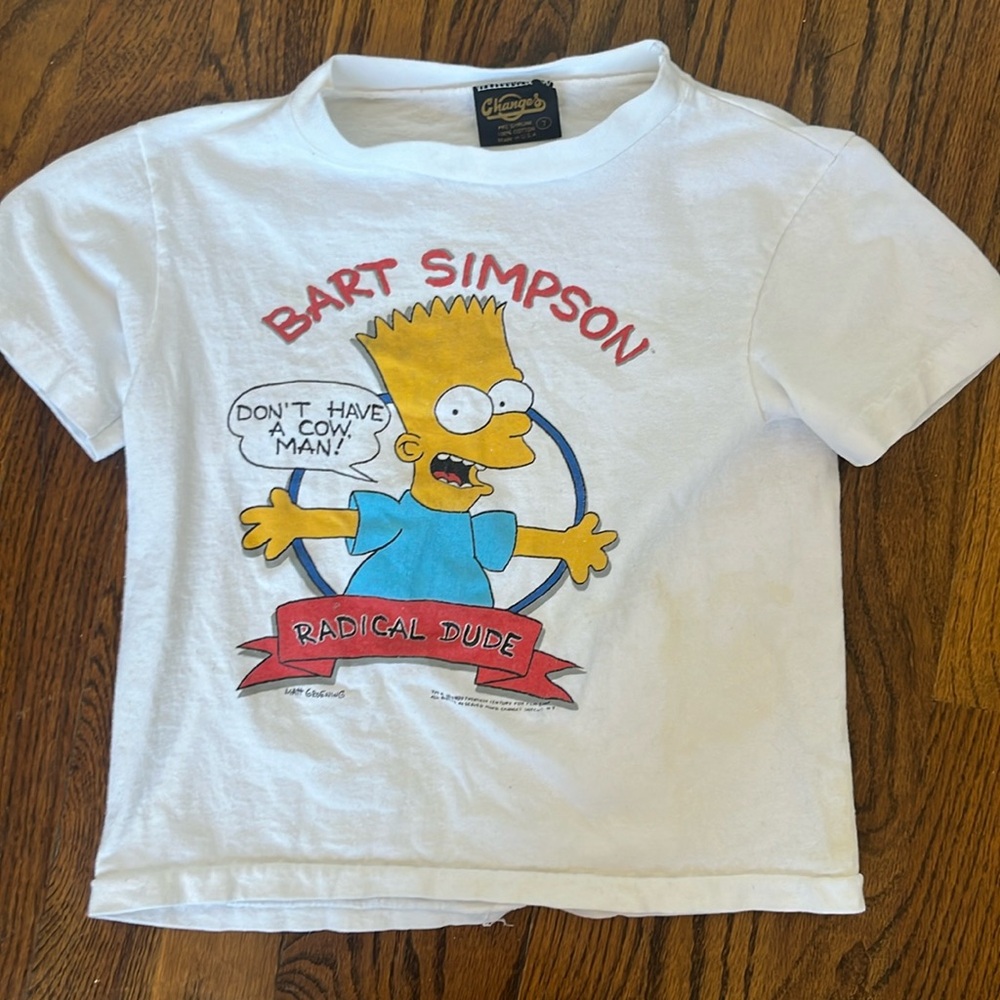 Vintage 1989 Bart Simpson Don’t Have a Cow Man Shirt
